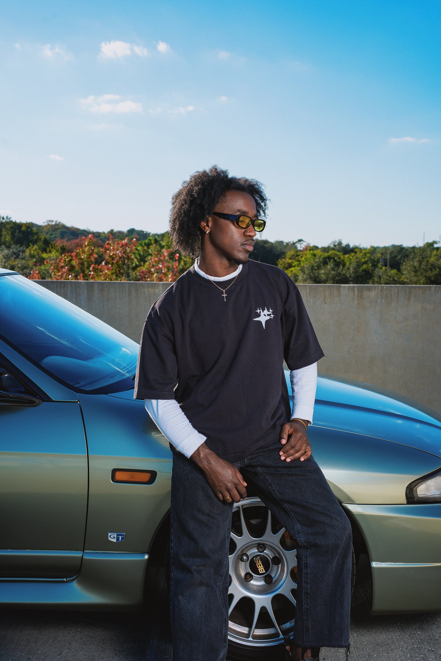 Just forward -Washed boxy tee