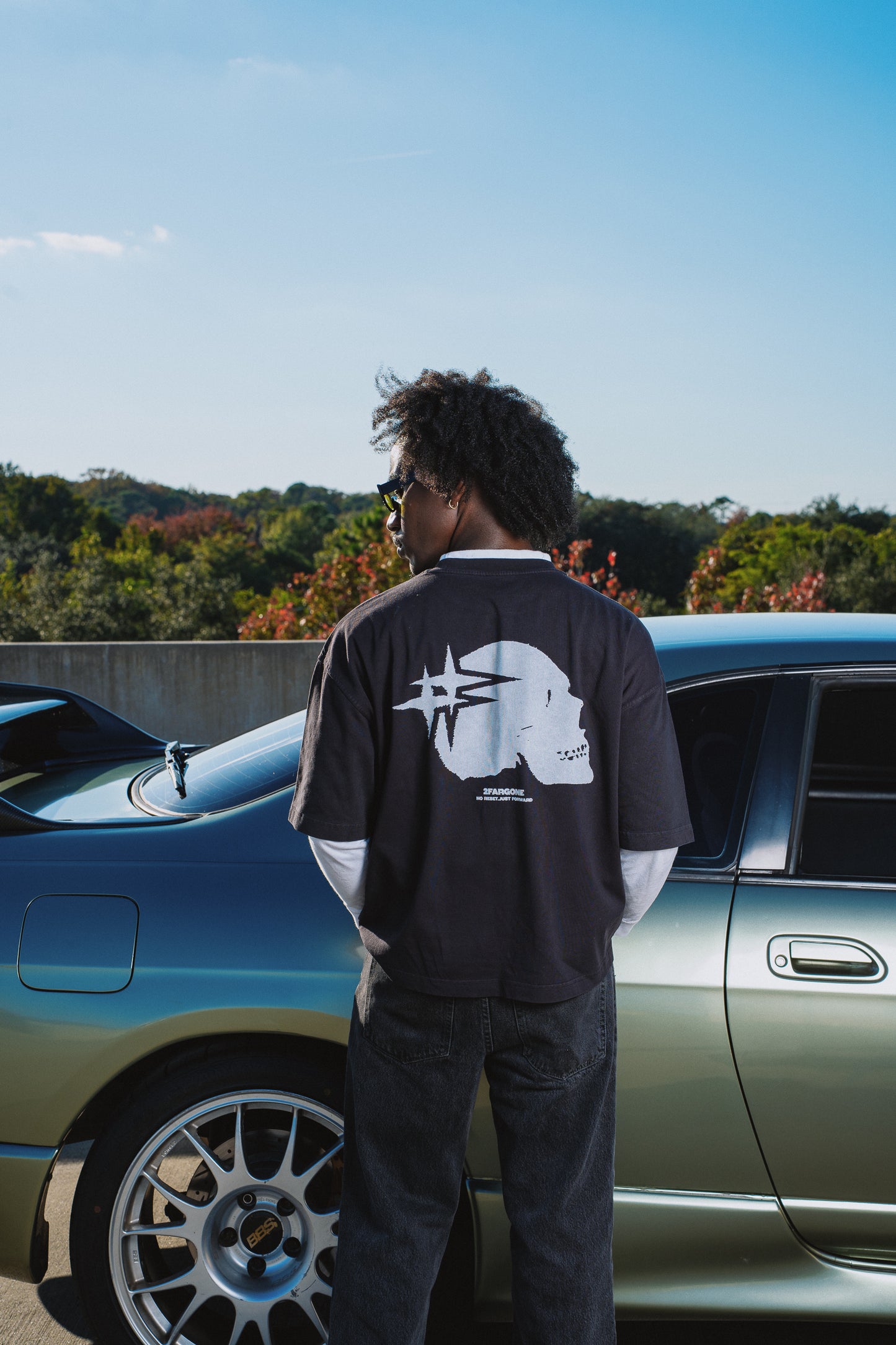 Just forward -Washed boxy tee