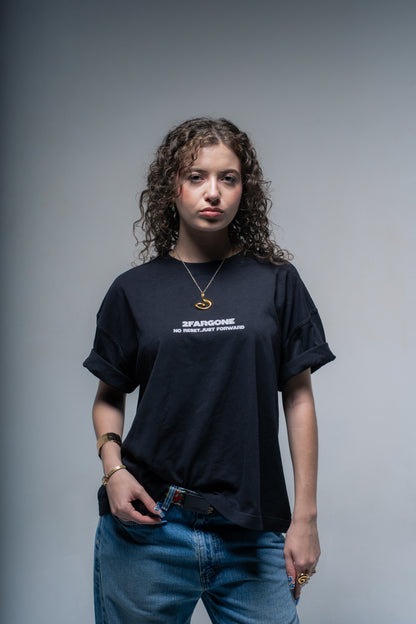 No reset -Washed boxy tee